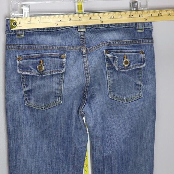 Banana Republic Bronson Stretch Jeans Size 4 Medium Wash Bootcut - Picture 3 of 6